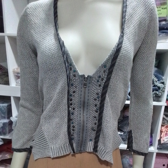 Free People Knit Three-Quarter Sleeve Length Top - Picture 13 of 15